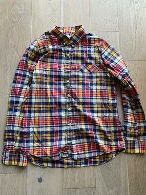 Steven Alan Men's Multicolor Plaid Button-Down Shirt